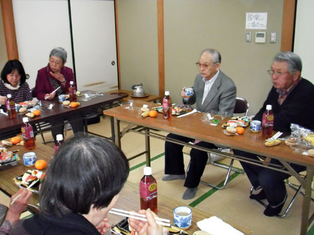 謝恩会の風景